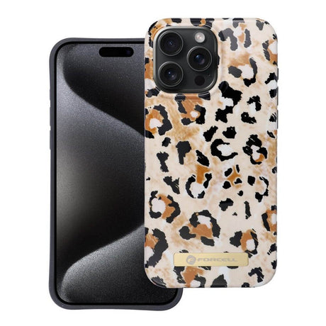 Magsafe Калъф за iPhone 15 Pro Max, Forcell F-Protect Mirage Wild Panther, Цветен (3)