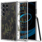 Противоударен Калъф за Samsung S24 Ultra, Spigen Ultra Hybrid Digital Camo Case, Прозрачен