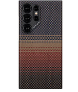 Magsafe Калъф за Samsung S24 Ultra, Pitaka MagEZ 4 Case, Кафяв