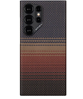 Magsafe Калъф за Samsung S24 Ultra, Pitaka MagEZ 4 Case, Кафяв