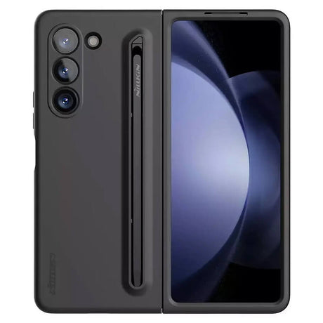 Калъф с Писалка за Samsung Z Fold 5, Nillkin Flex Pure Fold Case Case, Черен (2)