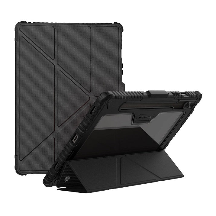 Противоударен Калъф за Samsung Tab S10 Lite/ S10 FE/ S9, Nillkin Bumper Case, Черен
