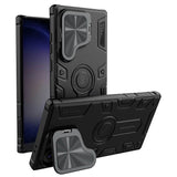 Калъф с Поставка за Samsung S24 Ultra, Nillkin CamShield Armor Prop Case, Черен (5)