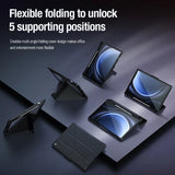 Противоударен Калъф за Samsung Tab S9 FE Plus, Nillkin Bumper Case, Черен (6)