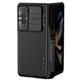 Калъф с S Pen Поставка и Плъзгач за Samsung Z Fold 5, Nillkin CamShield Case, Черен (2)