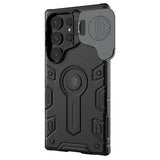 Калъф с Поставка за Samsung S24 Ultra, Nillkin CamShield Armor Prop Case, Черен (2)