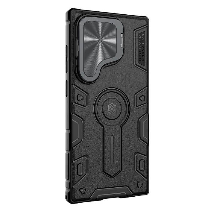 Калъф с Поставка за Samsung S24 Ultra, Nillkin CamShield Armor Prop Case, Черен (3)