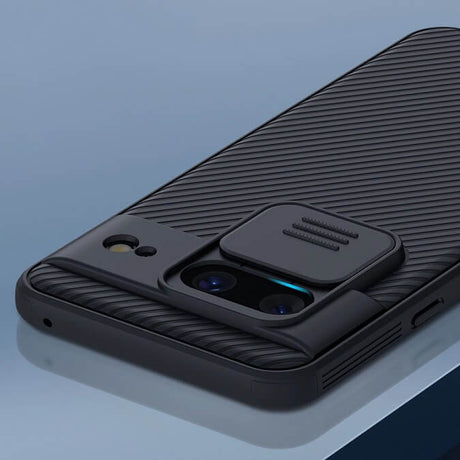 Калъф с Плъзгач за Камера за Google Pixel 8, Nillkin CamShield Case, Черен (5)