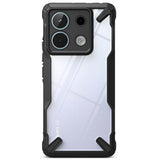 Противоударен Хибриден Калъф за Xiaomi Poco X6 5G, Ringke Fusion X Case, Черен (2)