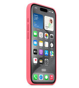 Оригинален Силиконов Калъф за iPhone 15 Pro, Silicone Magsafe Case MWNJ3ZM/A, Тъмно Розов (3)
