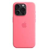 Оригинален Силиконов Калъф за iPhone 15 Pro, Silicone Magsafe Case MWNJ3ZM/A, Тъмно Розов (2)
