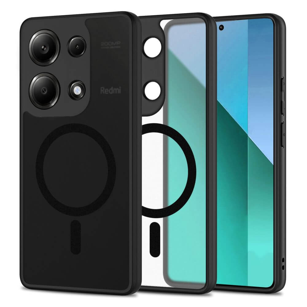 Magsafe Калъф за Xiaomi Redmi Note 13 4G, Tech-Protect MagMat Case, Черен