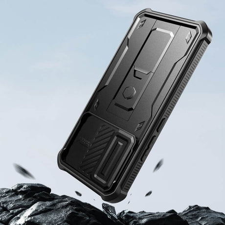 Противоударен Калъф с Плъзгач за Камера за Xiaomi Redmi Note 13 Pro 5G, Tech-Protect Kevlar Cam Plus Case, Черен (3)
