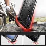 Противоударен Калъф за Samsung A25, Tech-Protect Kevlar Pro Case, Черен (5)