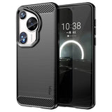 Противоударен Калъф за Huawei Pura 70 Ultra, Premium Carbon Case, Черен