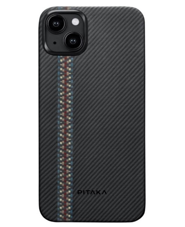 Magsafe Калъф за iPhone 14, Pitaka Fusion Weaving MagEZ 3 Rhapsody Case, Черен