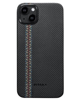 Magsafe Калъф за iPhone 14, Pitaka Fusion Weaving MagEZ 3 Rhapsody Case, Черен
