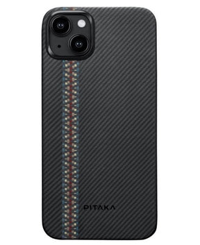 Magsafe Калъф за iPhone 14, Pitaka Fusion Weaving MagEZ 3 Rhapsody Case, Черен