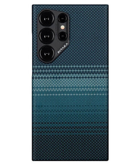 Magsafe Калъф за Samsung S24 Ultra, Pitaka MagEZ 4 Case, Син