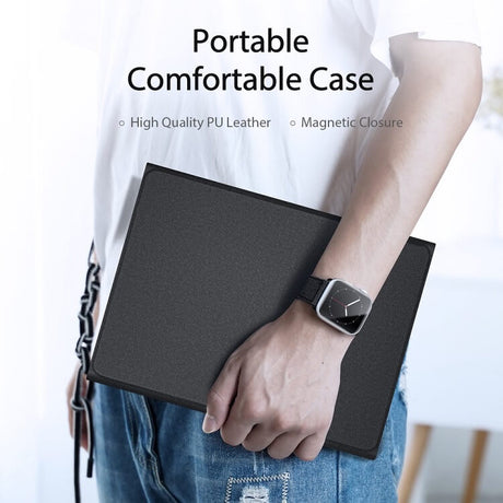 Калъф с Клавиатура за iPad Pro 13 2025-2024, Dux Ducis Touchpad Keyboard Case, Черен (3)