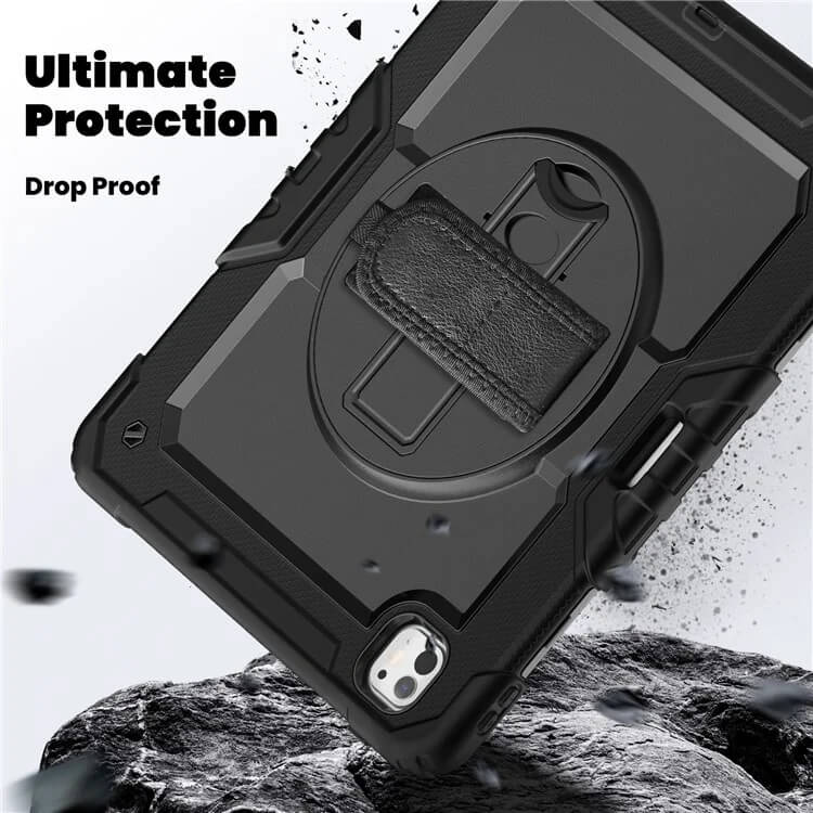 Калъф с Дръжка за iPad Pro 13 2025-2024, Tech-Protect Solid360 Case, Черен (6)