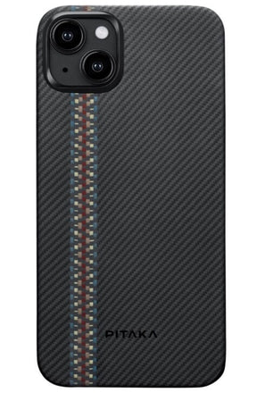 Magsafe Калъф за iPhone 15, Pitaka MagEZ 4 Case, Черен