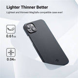 Magsafe Калъф за iPhone 14, Pitaka MagEZ 3 Case, Черен (2)