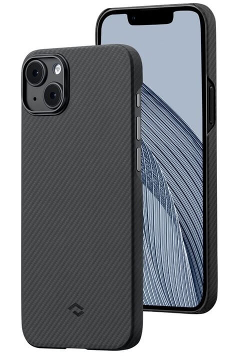 Magsafe Калъф за iPhone 14, Pitaka MagEZ 3 Case, Черен