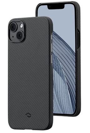 Magsafe Калъф за iPhone 14, Pitaka MagEZ 3 Case, Черен