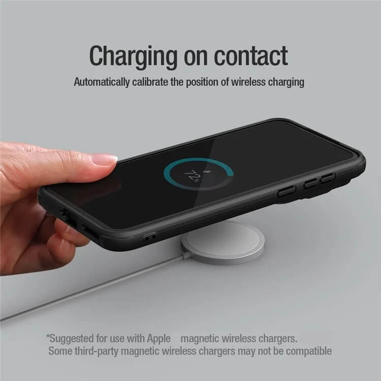 Magsafe Калъф за Huawei Pura 70, Nillkin CamShield Prop Case, Черен (7)