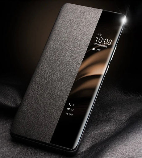 Активен Калъф за Huawei Pura 70, Qialino Smart Book Case, Черен (5)