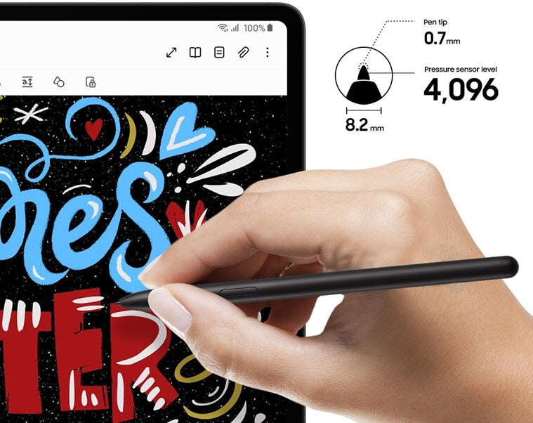 Оригинална Писалка за Samsung Tab S10-S9-S8-S7, Stylus S Pen EJ-PX710BBE, Черен (4)