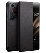 Активен Калъф за Huawei Pura 70 Ultra, Qialino Smart Book Case, Черен
