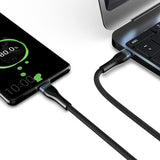 USB-C Кабел за iPhone, 4Smarts PremiumCord USB-C to USB-C 60W 1m, Черен (3)