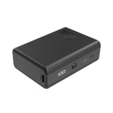 Външна Батерия с Бързо Зареждане, 4Smarts Pocket Slim 10Ah 45W, Черен