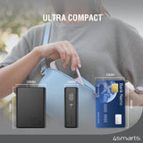 Външна Батерия с Бързо Зареждане, 4Smarts Pocket Slim 10Ah 45W, Черен (5)