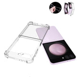 Противоударен Калъф за Samsung Z Flip 7 FE/Z Flip 6, GKK Shockproof Case, Прозрачен (4)
