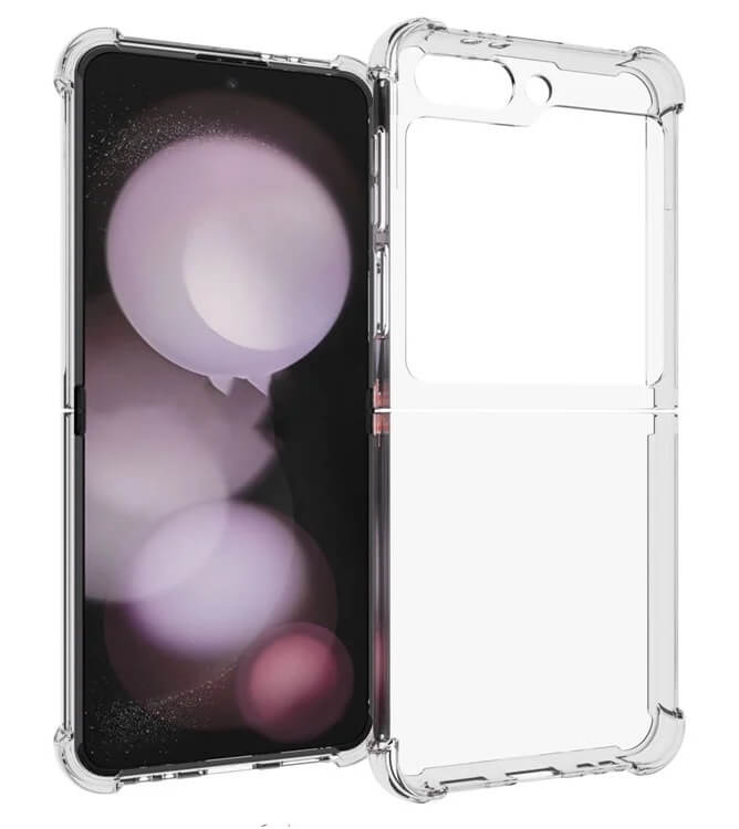 Противоударен Калъф за Samsung Z Flip 7 FE/Z Flip 6, GKK Shockproof Case, Прозрачен