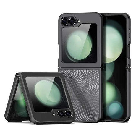 Тънък Калъф за Samsung Z Flip 7 FE/Z Flip 6, Dux Ducis Aimo Case, Черен (2)
