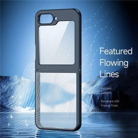 Тънък Калъф за Samsung Z Flip 7 FE/Z Flip 6, Dux Ducis Aimo Case, Черен (5)