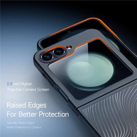 Тънък Калъф за Samsung Z Flip 7 FE/Z Flip 6, Dux Ducis Aimo Case, Черен (7)
