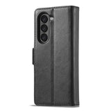 Кожен Калъф за Samsung Z Fold 6, Wallet Rfid Book Case, Черен (2)
