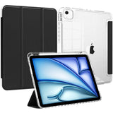 Калъф за iPad Air 13" M4/ M3/ M2, Tech-Protect Trifold Slim Hybrid Case, Черен (2)