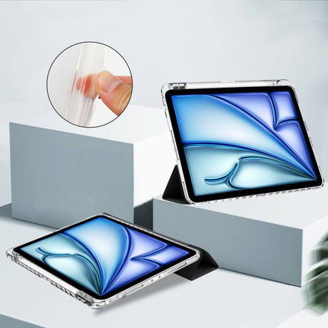 Калъф за iPad Air 13" M4/ M3/ M2, Tech-Protect Trifold Slim Hybrid Case, Черен (4)