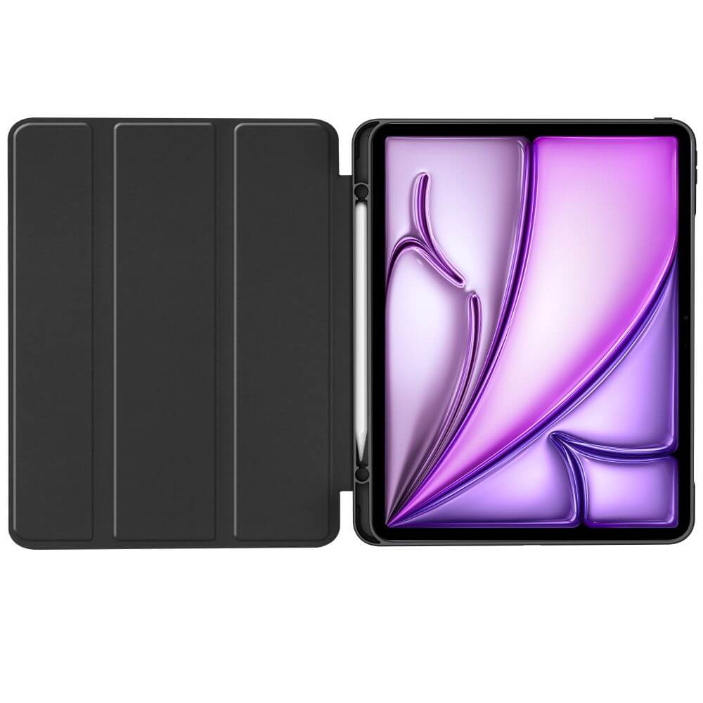 Защитен Калъф за Калъф за iPad Air 13" M4/ M3/ M2, Tech-Protect Trifold Slim Case, Черен (7)