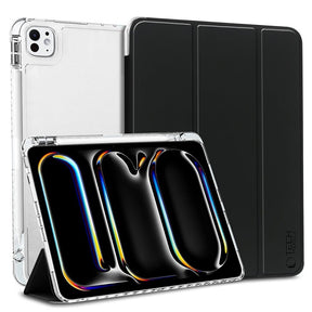 Калъф за iPad Pro 13 2025-2024, Tech-Protect Trifold Slim Hybrid Case, Черен