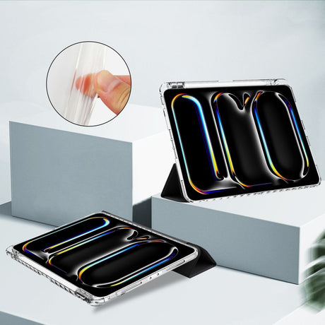 Калъф за iPad Pro 13 2025-2024, Tech-Protect Trifold Slim Hybrid Case, Черен (4)