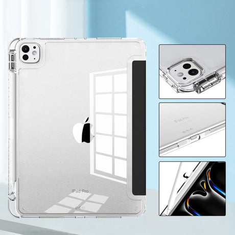 Калъф за iPad Pro 13 2025-2024, Tech-Protect Trifold Slim Hybrid Case, Черен (5)
