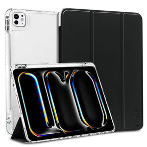 Калъф за iPad Pro 11 2025-2024, Tech-Protect Trifold Slim Hybrid Case, Черен