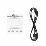 Безжично Зарядно, Prio Mouse Pad Wireless Charger 15W, Сив (2)